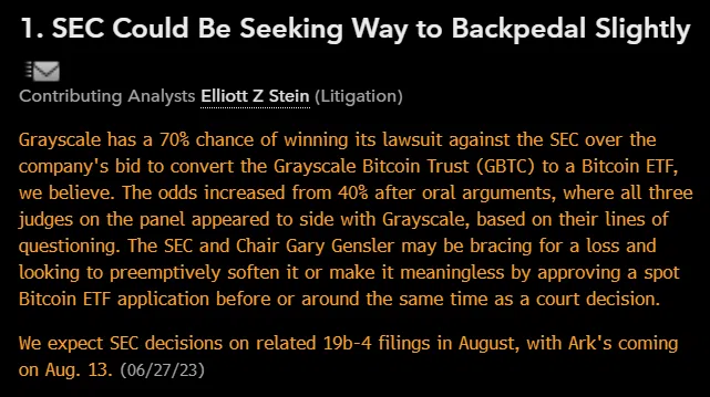 
Grayscale Locked in Bitcoin ETF Conversion Battle With SEC, Analysts Weigh In
