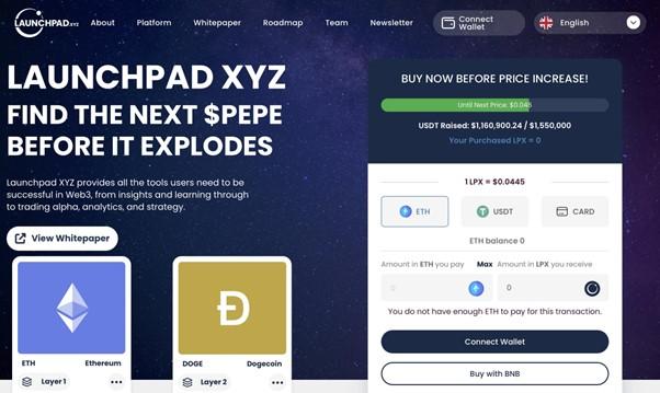 Solana And Cardano Prices Slide But Launchpad XYZ Raises $1 Million