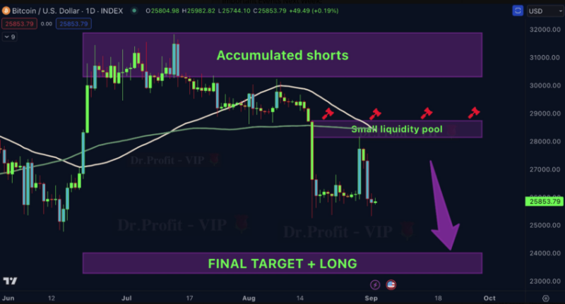 
Analysts Say Bitcoin (BTC) Price Will Plunge to $24,000 in September
