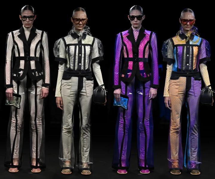 These Paris Fashion Week Outfits Transform Under Ultraviolet Light