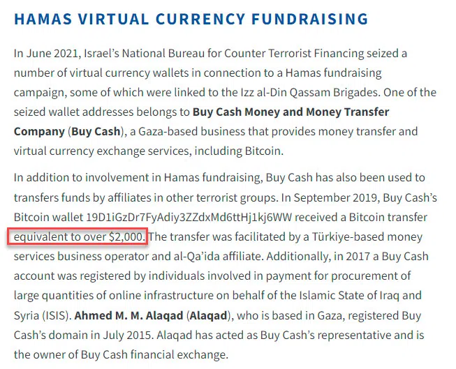 
Cash is King for Terror Financing, Crypto Plays Negligible Role
