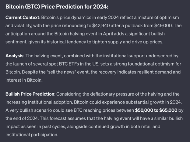 ChatGPT Compares Bitcoin Minetrix and Bitcoin for 2024: Which Will Outperform?