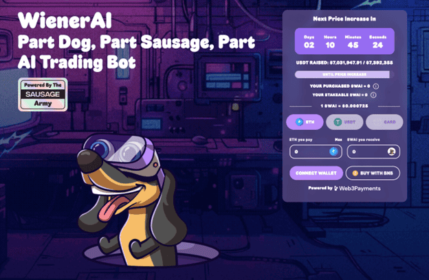 Dogwifhat, Pepe Suffer Losses but New Meme Coin WienerAI Has Raised $7M