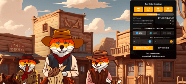 New P2E Meme Coin Shiba Shootout Approaches $1M ICO Milestone