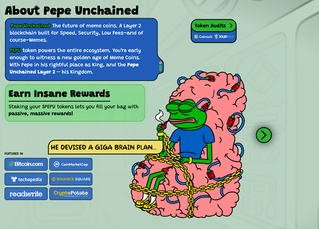 Pepe Unchained Presale Blasts Past $10M: A Meme Coin with its Own Blockchain