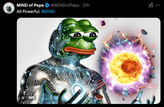 Could AI Foresee Meme Coin Trends? MIND of Pepe Gains Momentum After TRUMP Token Rally