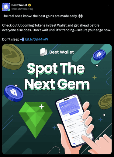 Best Wallet Secures $8.5M in $BEST Token ICO – Next Crypto to Pump?