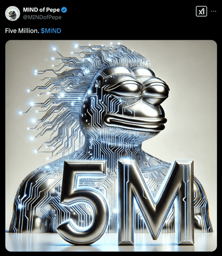 MIND of Pepe Explodes in Presale and Raises $5M - Could This be the Next Big AI Meme Coin?